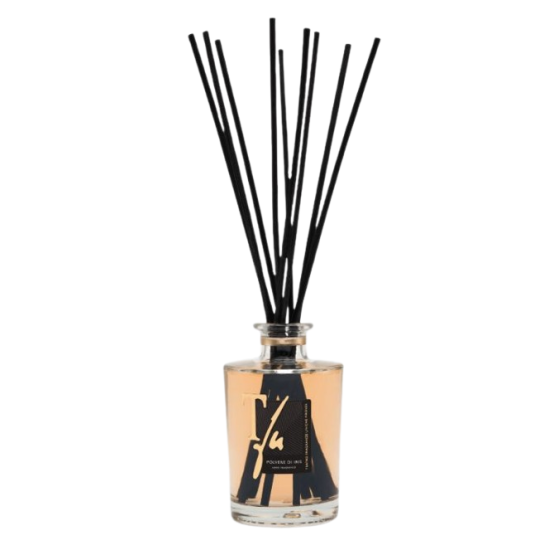 POLVERE D'IRIS STICKS ML.250 HOME FRAGRANCE - TFU (10 Black Bamboo Sticks cm. 30 included)