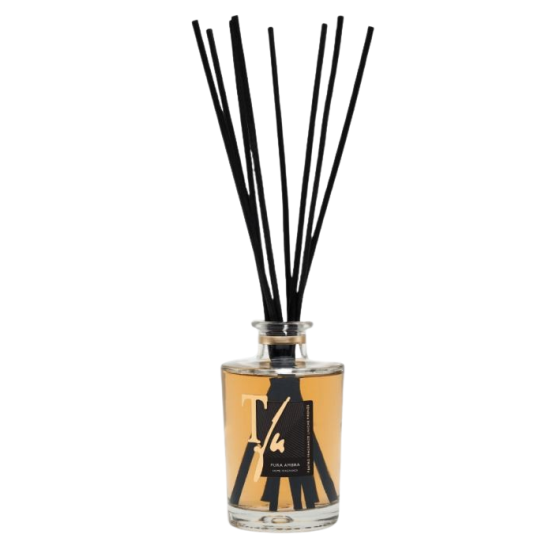 PURA AMBRA STICKS ML.250 HOME FRAGRANCE (10 Black Bamboo Sticks cm. 30 included)