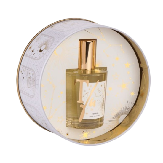 GIFT BOX JOYFUL ATMOPHERE SPRAY ML.50 HOME FRAGRANCE - TIN BOX LOVE