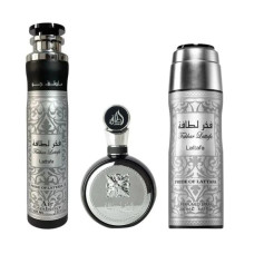 Lattafa Fakhar Man gift set - EDP 100 ml + Perfumed Spray 200 ml + Room Fres