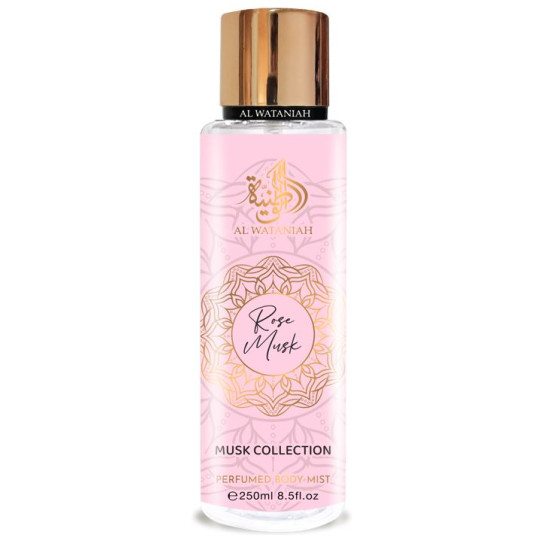 Al Wataniah Musk Collection Rose Musk body mist U 250 ml