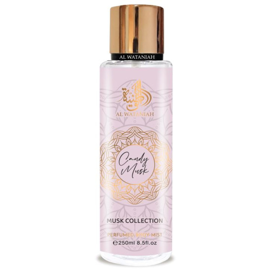 Al Wataniah Musk Collection Candy Musk body mist U 250 ml