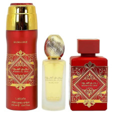 Lattafa Badee Al Oud Sublime gift set - EDP 100 ml + Perfumed Spray 200 ml +