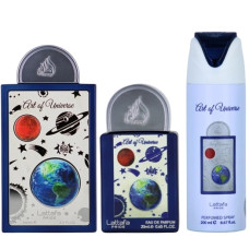 Lattafa Art of Universe gift set - EDP 100 ml + EDP 20 ml + deospray  200 ml