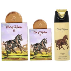 Lattafa Art of Nature II gift set (horse) - EDP 100 ml + EDP 20 ml + deospra