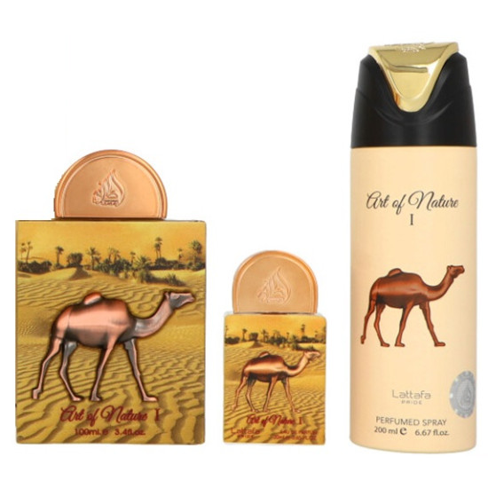 Lattafa Art of Nature I gift set - EDP 100 ml + EDP 20 ml + deospray  200 ml