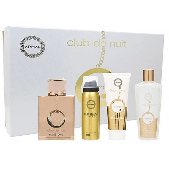 Armaf Club de Nuit Milestone SET-EDP 30 ml+hair mist 55 mI+soap 130g+body spray 50 ml