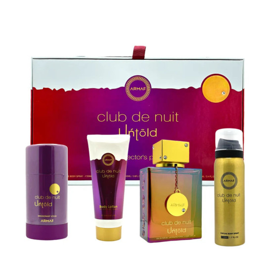 Armaf Club de Nuit Untold SET-EDP 105ml+body spray 50ml+deostick 75g+body Iotion 100ml