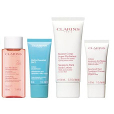 Clarins Head to Toe Moisturizing Essentials Travel Set
